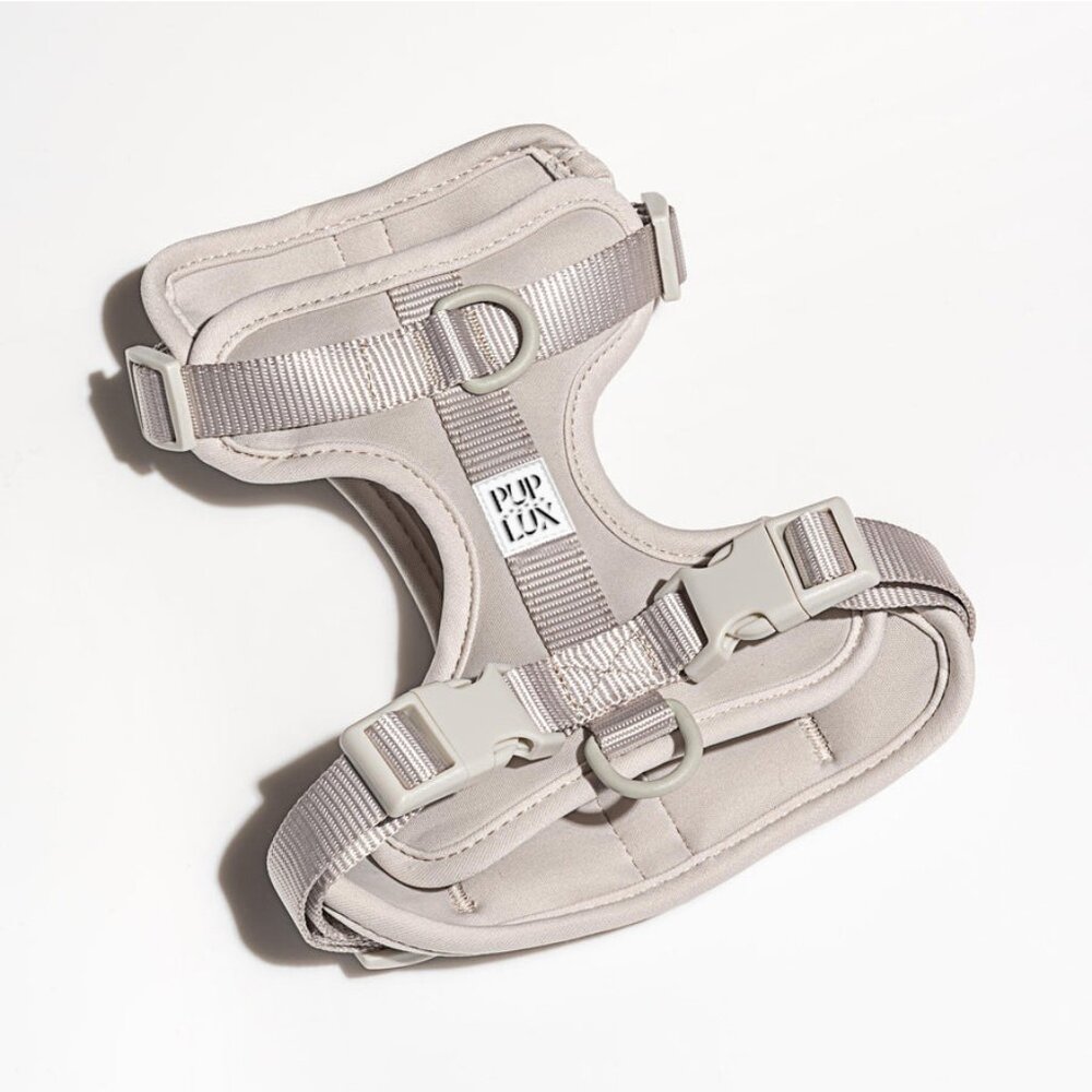 PUP LUX, LLC dog harness in grey